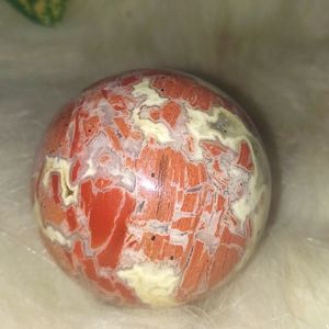 Red Jasper New Age Healing Crystal Sphere